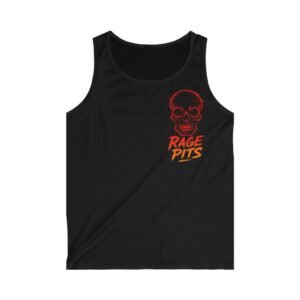 Skull 'Rage Pits' Men's Tank Top — Graphic Muscle Tee for Skate, Gym & Summer