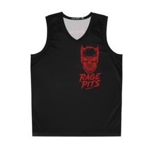 Rage Pits Skull Basketball Jersey