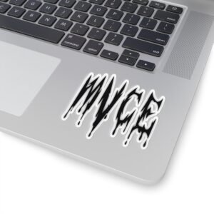 Dripping 'MVCE' Gothic Kiss-Cut Sticker — Grunge Laptop Decal