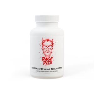 RagePits Ashwagandha and Black Pepper Supplement (60 capsules)