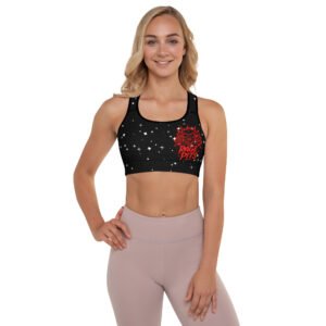 RagePits Rose Devil  Padded Sports Bra